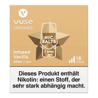 (EX) VYPE / VUSE - ePen3 Caps - Infused Vanilla - 18mg (2 Stck) Bewertung