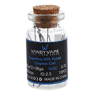 (EX) Vandy Vape - Prebuilt Ni80 Superfine MTL Fused Clapton Coil 0,7 Ohm Bewertung