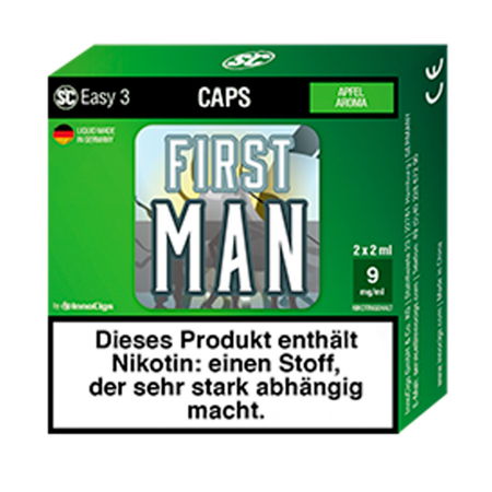 (EX) SC - Easy 3 Caps - First Man Apfel (2 Stück)