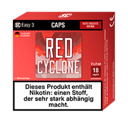 (EX) SC - Easy 3 Caps - Red Cyclone Rote Früchte (2 Stück)