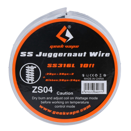 (EX) Geekvape - SS316L Juggernaut Wickeldraht 