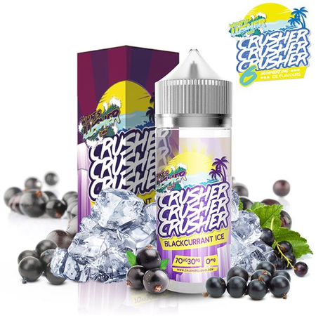 (EX) Crusher E-Liquid - Blackcurrant Ice 0 mg 100 ml