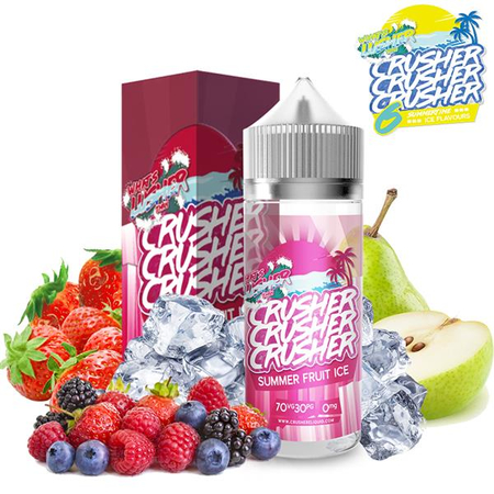 (EX) Crusher E-Liquid - Summer Fruit Ice 0 mg 100 ml