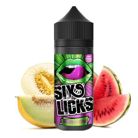 (EX) Six Licks - Melon on my Mind 100ml 0mg