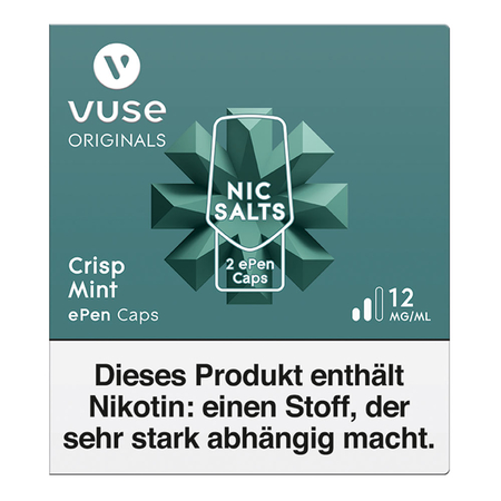 VYPE / VUSE - ePen3 Caps - Crisp Mint (2 Stck) 12mg