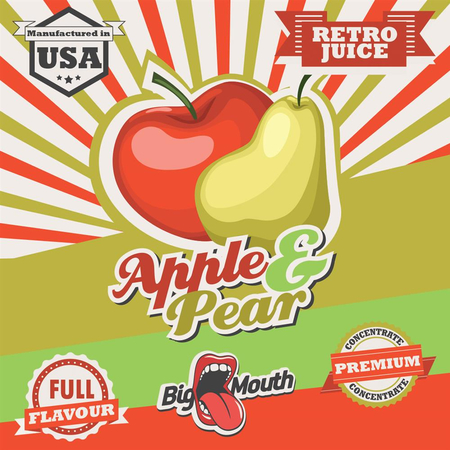 Retro Juice Aroma - Apple & Pear - 30ml