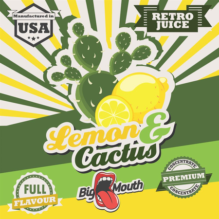 Retro Juice Aroma - Lemon & Cactus - 30ml