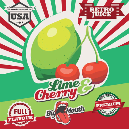 Retro Juice Aroma - Lime & Cherry - 30ml