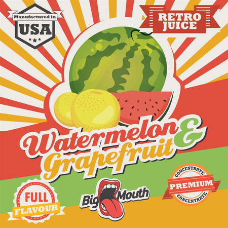 (EX) Retro Juice Aroma - Watermelon & Grapefruit - 30ml