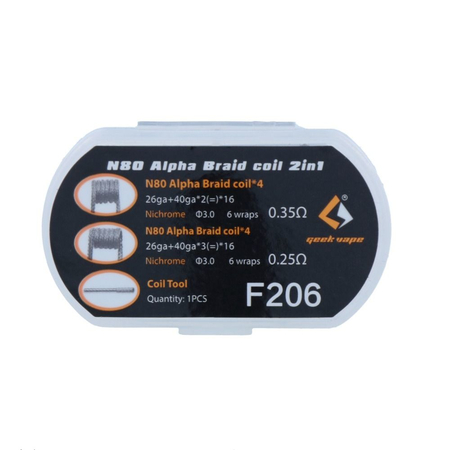 Geekvape - Ni80 Alpha Braid 2-in-1 Coilset