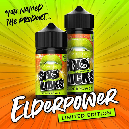 (EX) Six Licks - Elderpower Limited Edition 100ml 0mg