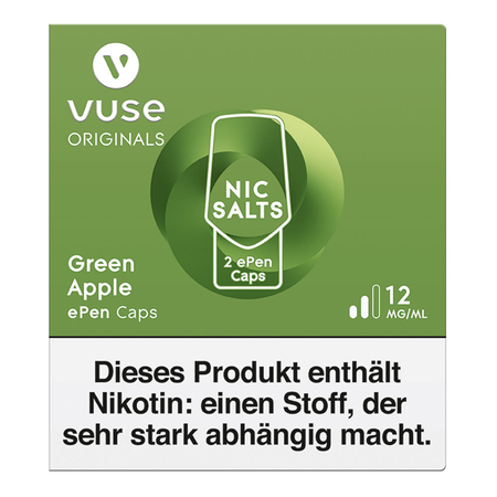 (EX) VYPE / VUSE - ePen3 Caps - Green Apple (2 Stück)