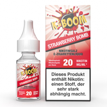 K-Boom - Nic Salt Strawberry Bomb 10ml
