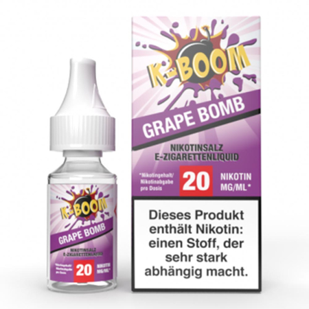 (EX) K-Boom - Nic Salt Grape Bomb 10ml