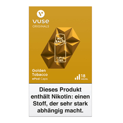 VYPE / VUSE - ePod Caps vPro - Golden Tobacco 18mg/ml