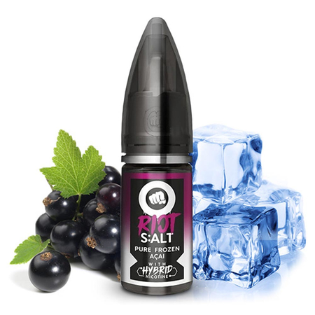 (EX) Riot Salt - Black Edition - Pure Frozen Acai 10ml - 20mg/ml