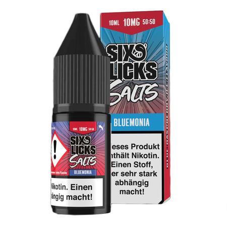 Six Licks - Nikotinsalz - Bluemonia 10ml