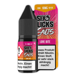 (EX) Six Licks - Nikotinsalz - Love Bite 10ml