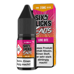 Six Licks - Nikotinsalz - Love Bite 10ml 20mg