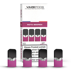 VAZE - Pods Red Berries 4er Pack (Red Fruits)