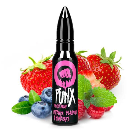 Riot Squad - Punx Strawberry, Blueberry and Raspberry Flavour