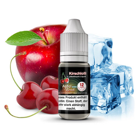 (EX) Kirschlolli - Apfel Kirsch Cool Nikotinsalz Liquid 10ml