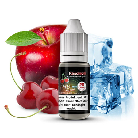 Kirschlolli - Apfel Kirsch Cool Nikotinsalz Liquid 10ml 20mg/ml