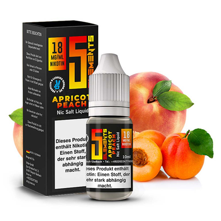 (EX) 5 ELEMENTS - Apricot Peach Nikotinsalz Liquid 10ml