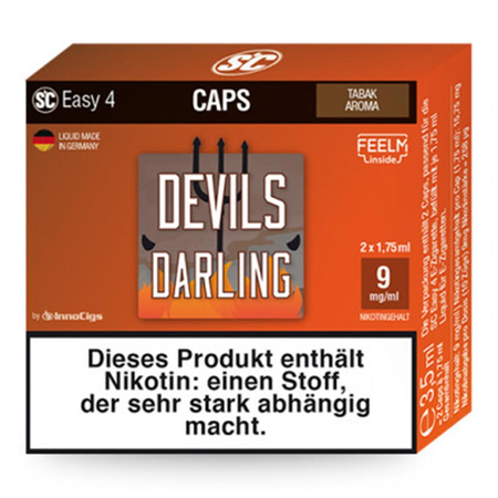 (EX) SC - Easy 4 Caps - Devils Darling Tabak - 9mg/ml