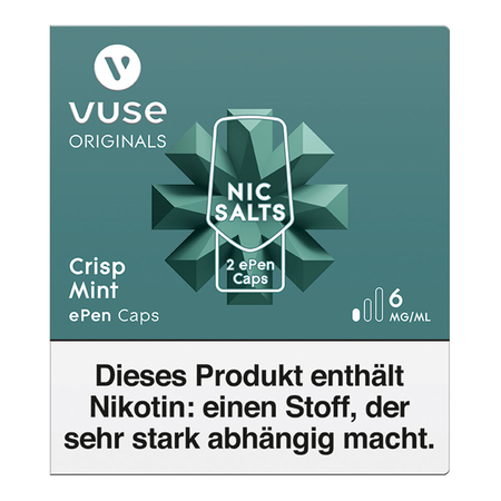 VYPE / VUSE - ePen3 Caps - Crisp Mint 6mg (2 Stck)