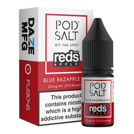 Pod Salt - Fusion Reds Apple Blue Razapple Nic Salt e-Juice 10ml
