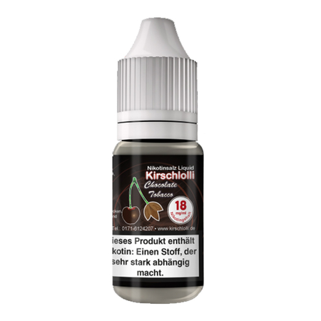 Kirschlolli - Chocolate Tobacco Nikotinsalz Liquid 10ml 18mg/ml