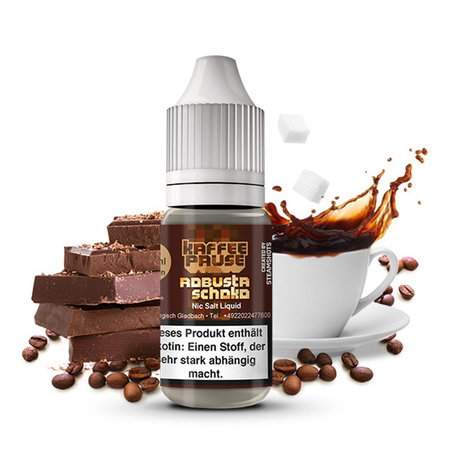 Kaffeepause by Steamshots - Robusta Chocolate Nic Salt eJuice 10ml