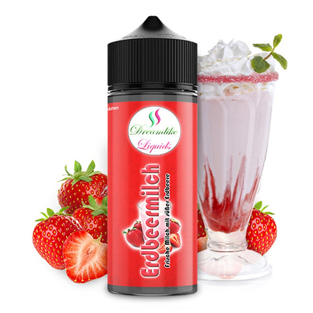 (EX) Dreamlike Liquids - MILK Erdbeermilch Aroma 10ml
