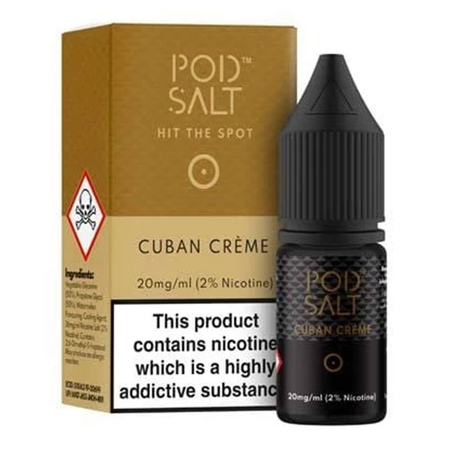 Pod Salt - Cuban Creme Nic Salt e-Juice 10ml - 20mg