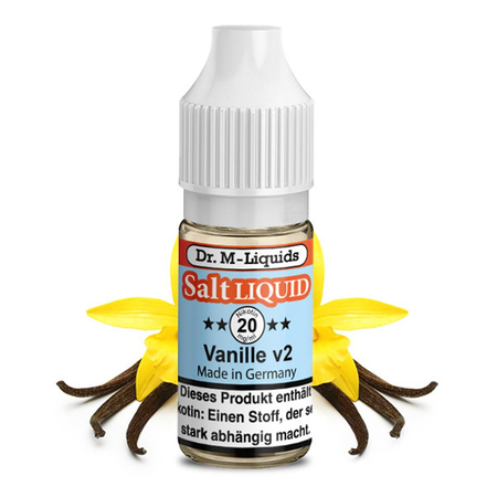 Dr. M - Vanilla nicotine salt e-Juice 20mg/ml