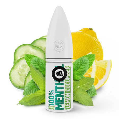 Riot Squad - Hybrid 100% Menthol Lemon Cucumber nicsalt e-Juice10ml