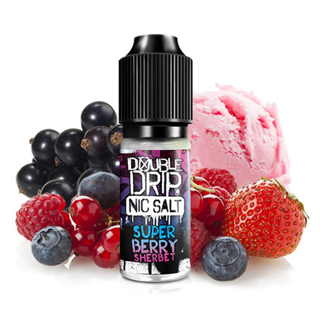(EX) Double Drip Coil Sauce - Super Berry Sherbet Nikotinsalz Liqiud 10ml 20mg/ml