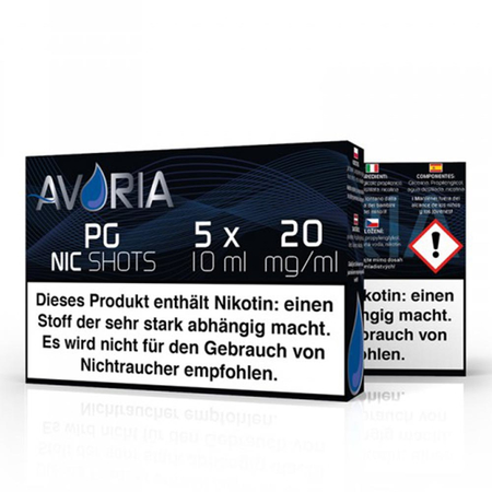 Avoria - Nikotin-Shots Propylenglykol (PG) (5 pcs)