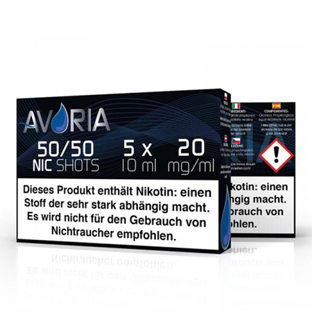 Avoria - Nikotin-Shots VPG (50/50) (5 pcs)