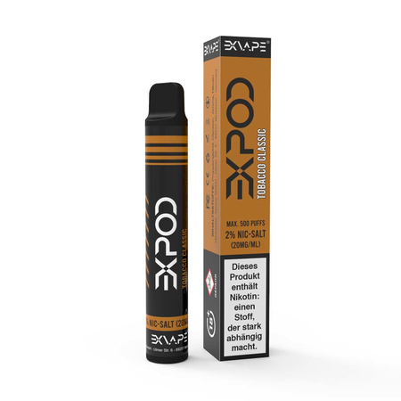 EXVAPE - EXPOD Disposable - Tobacco Classic 20mg