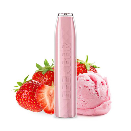 (EX) Geek Bar - Strawberry Ice Cream Einweg-E-Zigarette 20mg