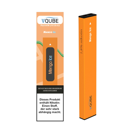 (EX) VQUBE - Mango Ice Einweg E-Zigarette - 18mg