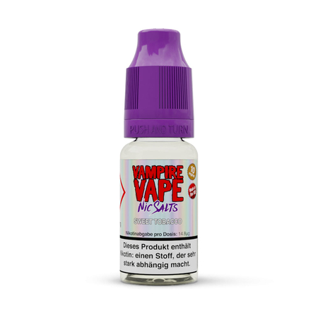 Vampire Vape Nic Salt - Sweet Tobacco Liquid - 20mg