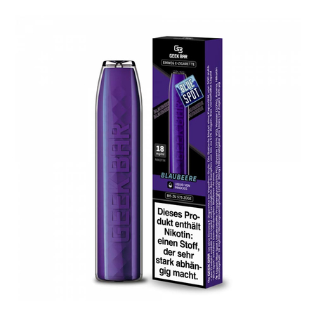 Geek Bar - Blue Spot Einweg-E-Zigarette 20mg