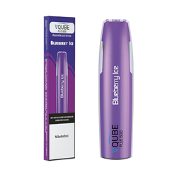 (EX) VQUBE Plus600 - Blueberry Ice Einweg-E-Zigarette