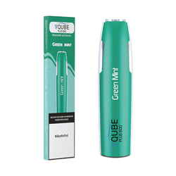 (EX) VQUBE Plus600 - Green Mint Einweg-E-Zigarette