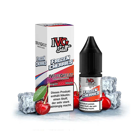 IVG Crushed - Frozen Cherries Nic Salt Liquid 10ml