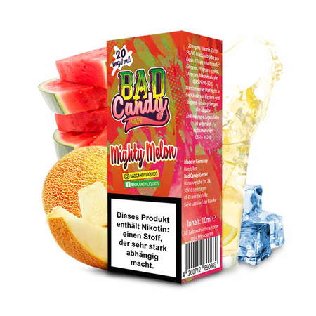 Bad Candy Nic Salt - Mighty Melon Liquid 20mg