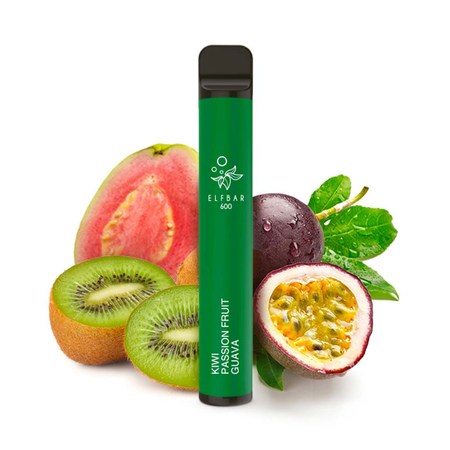 Elf Bar 600 - Kiwi Passion Fruit Guava - Nicotine free